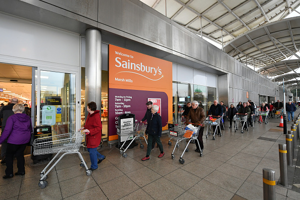 Supermarkets Enforce Rules To Stop 'Panic Buying,' And Help Elderly
